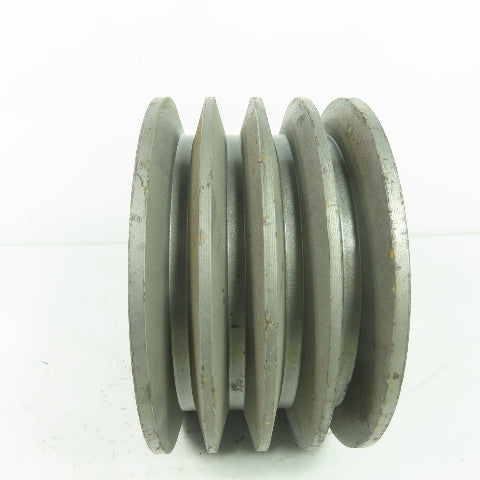 5 8X4BSD TAD 6-1/8"OD x 3-1/4" Wide 4 Groove V-Belt Pulley 4070RPM Max