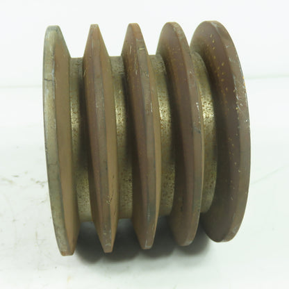 3BB42SDUX 4-1/2"OD x 3-1/4" Wide 4 Groove V-Belt Pulley 5680RPM Max