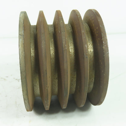 3BB42SDUX 4-1/2"OD x 3-1/4" Wide 4 Groove V-Belt Pulley 5680RPM Max