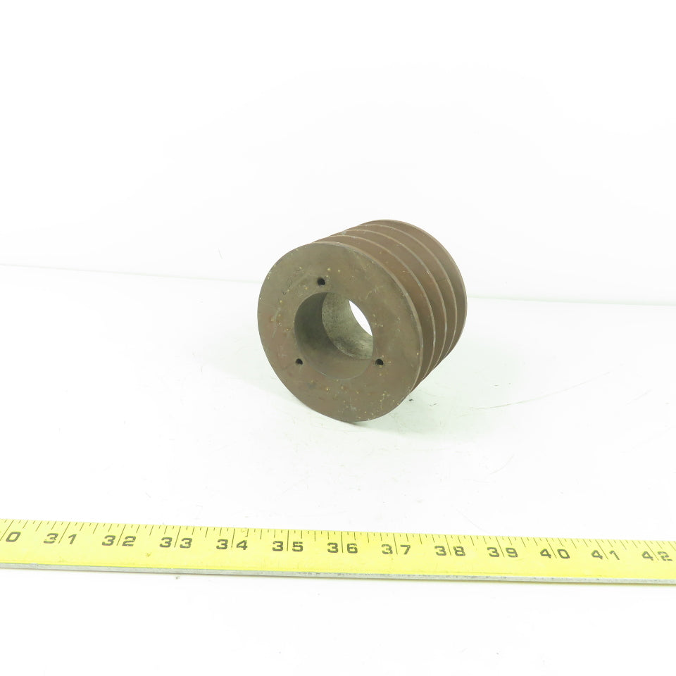 3BB42SDUX 4-1/2"OD x 3-1/4" Wide 4 Groove V-Belt Pulley 5680RPM Max