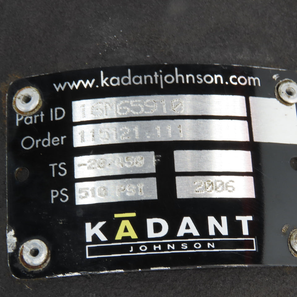 Kadant Johnson 16M65910 2-1/2" x 1" NPT Rotary Union 510PSI -20/450?F