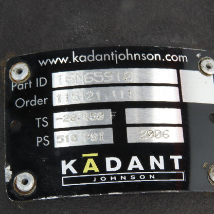 Kadant Johnson 16M65910 2-1/2" x 1" NPT Rotary Union 510PSI -20/450?F