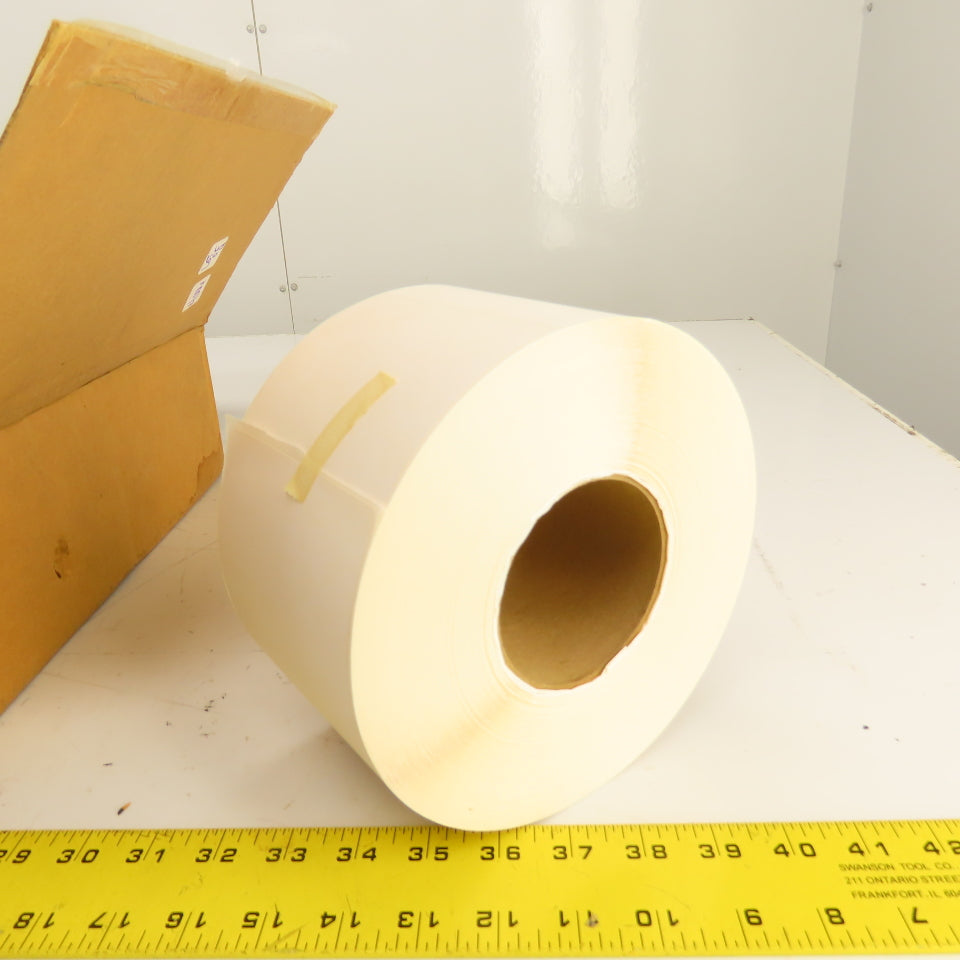 TTPR-4065 4" x 6.5" Thermal Transfer Labels Peel-N-Stick Lot Of 4 Rolls 3800 Ct