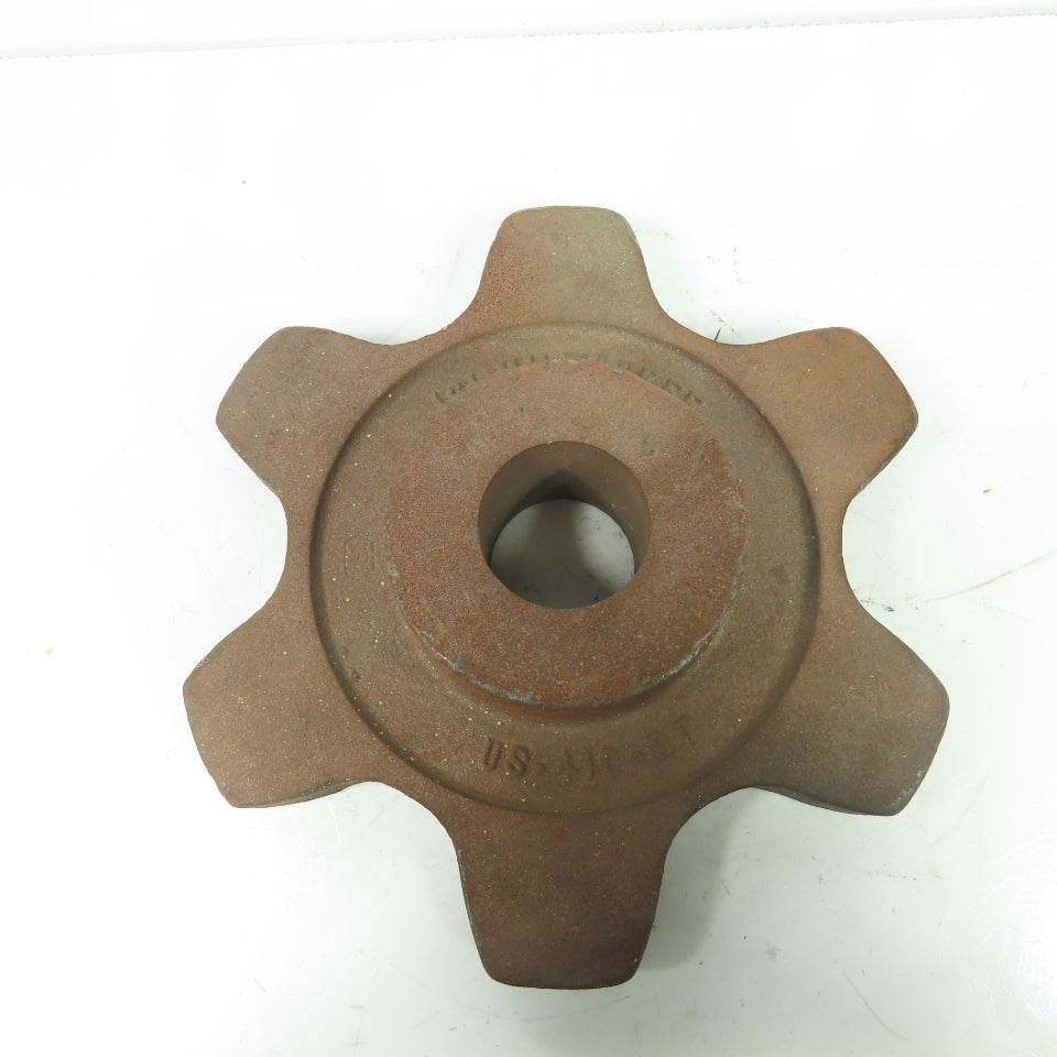 JCI 410-6T 9" OD 6-Tooth Roller Chain Sprocket 1-3/4" Bore 4-1/2" Pitch