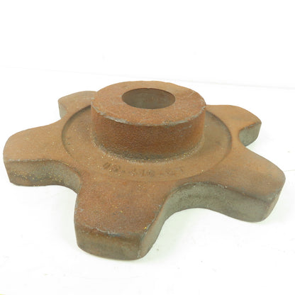 JCI 410-6T 9" OD 6-Tooth Roller Chain Sprocket 1-3/4" Bore 4-1/2" Pitch