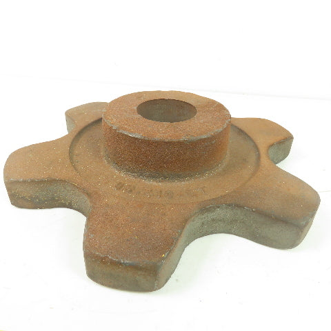 JCI 410-6T 9" OD 6-Tooth Roller Chain Sprocket 1-3/4" Bore 4-1/2" Pitch