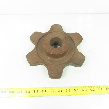 JCI 410-6T 9" OD 6-Tooth Roller Chain Sprocket 1-3/4" Bore 4-1/2" Pitch