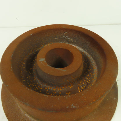 I-Beam Trolley Roller 6-1/2" OD 8-1/2"5 OD Lip Flange 1-3/4" Bore