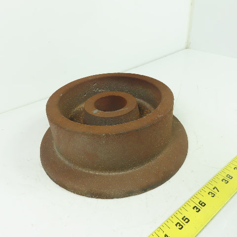 I-Beam Trolley Roller 6-1/2" OD 8-1/2"5 OD Lip Flange 1-3/4" Bore