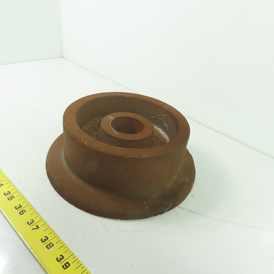 I-Beam Trolley Roller 6-1/2" OD 8-1/2"5 OD Lip Flange 1-3/4" Bore