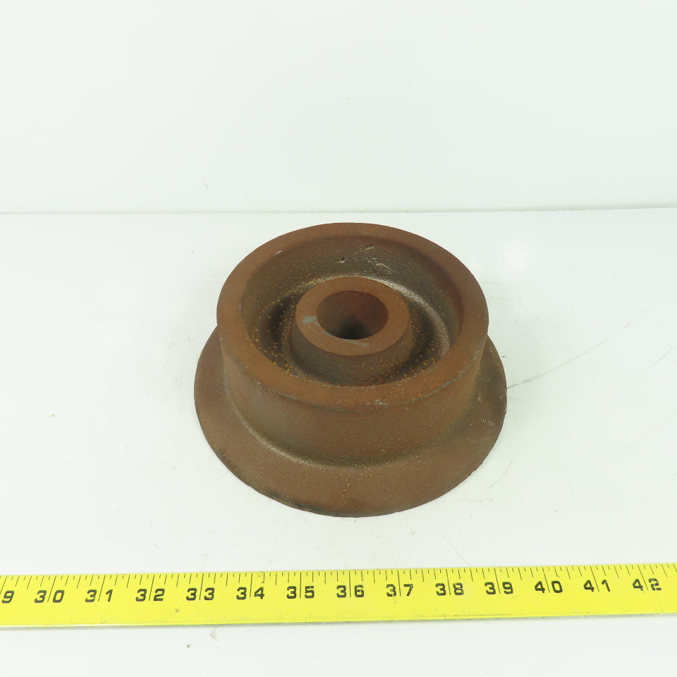 I-Beam Trolley Roller 6-1/2" OD 8-1/2"5 OD Lip Flange 1-3/4" Bore