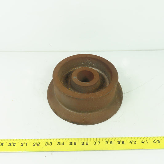 I-Beam Trolley Roller 6-1/2" OD 8-1/2"5 OD Lip Flange 1-3/4" Bore