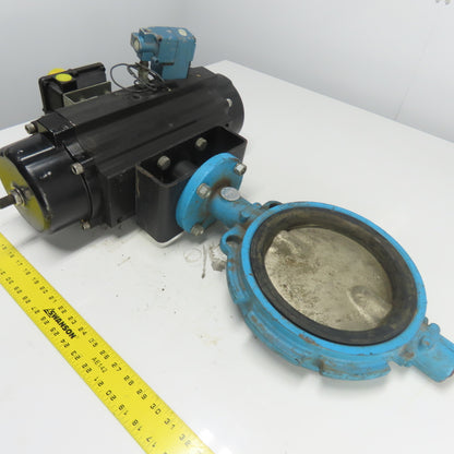 Bettis RP5000-SR4 Pneumatic 8" Valve Actuator 120PSI W.P. 200