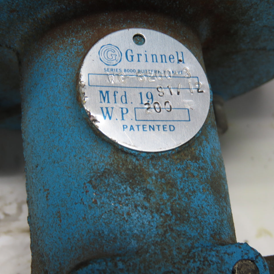 Bettis RP5000-SR4 Pneumatic 8" Valve Actuator 120PSI W.P. 200