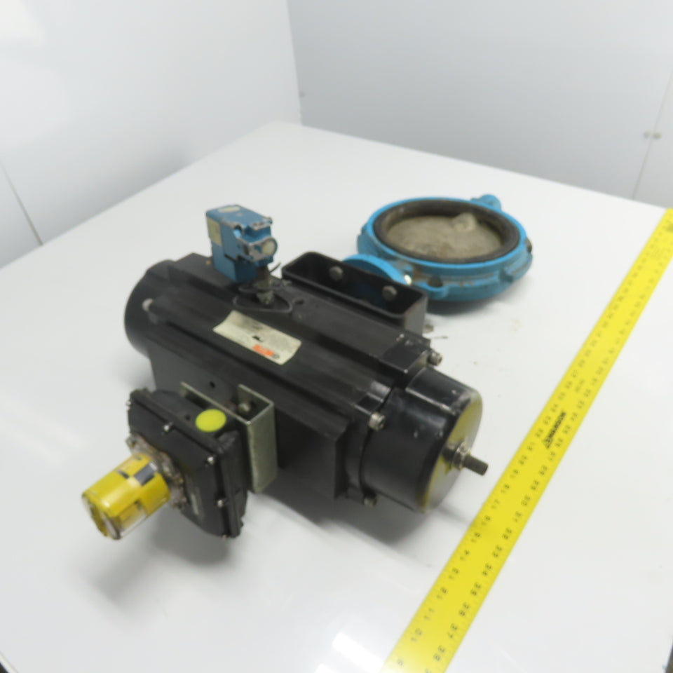 Bettis RP5000-SR4 Pneumatic 8" Valve Actuator 120PSI W.P. 200