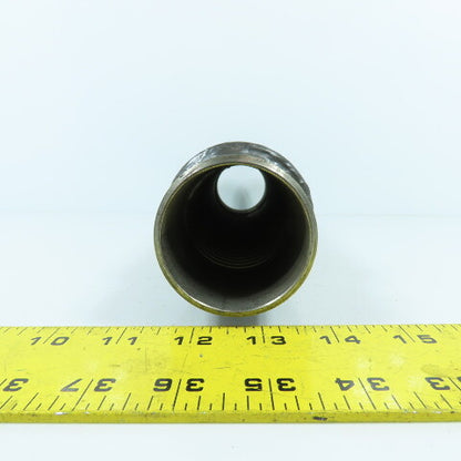 2" NPT Male Stainless Steel Braided Flexible Hose Expansion Joint 11-3/4" L