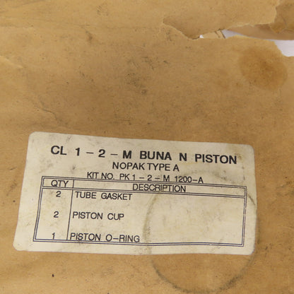 Buna N Piston PK 1-2-M 1200-A Nopak Type A Gasket Kit
