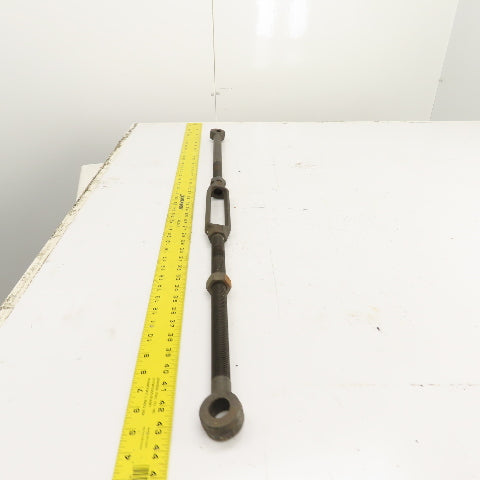 7/8" Steel Turnbuckle 36" Extended 7/8" Pin x 5/8 Pin