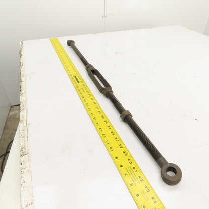 7/8" Steel Turnbuckle 36" Extended 7/8" Pin x 5/8 Pin