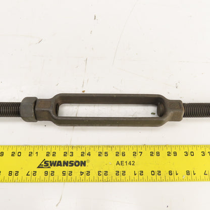 7/8" Steel Turnbuckle 36" Extended 7/8" Pin x 5/8 Pin