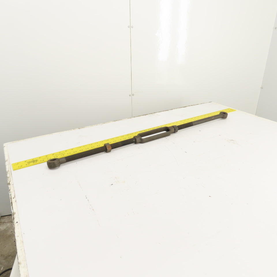 7/8" Steel Turnbuckle 36" Extended 7/8" Pin x 5/8 Pin
