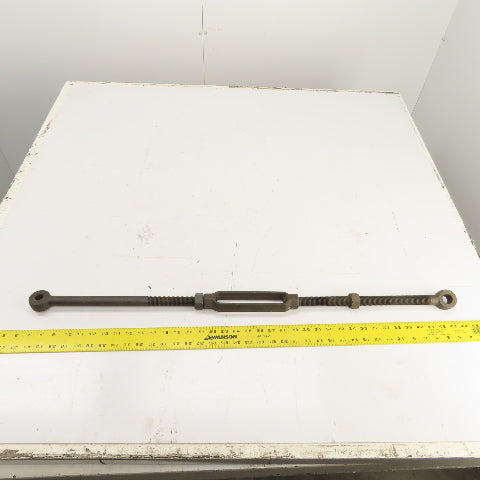 7/8" Steel Turnbuckle 36" Extended 7/8" Pin x 5/8 Pin