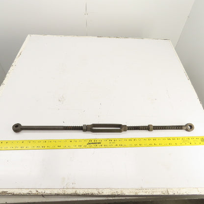 7/8" Steel Turnbuckle 36" Extended 7/8" Pin x 5/8 Pin