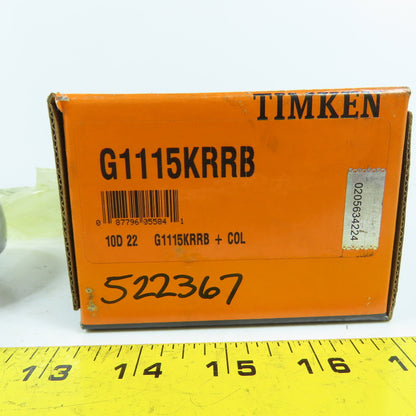 Timken G1115KRRB 35TS17 Eccentric Locking Collar Ball Bearing 1-15/16" ID NEW