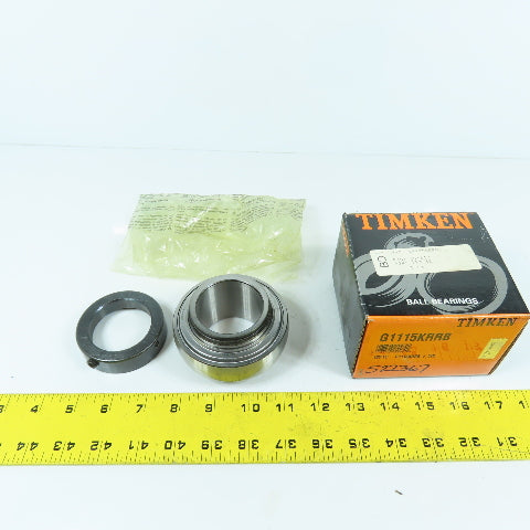 Timken G1115KRRB 35TS17 Eccentric Locking Collar Ball Bearing 1-15/16" ID NEW