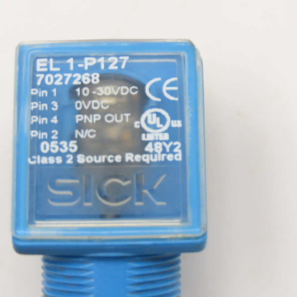 Sick EL 1-P127 10-30VDC Photoelectric Sensor