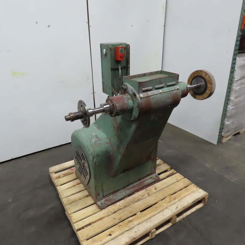 Hammond 7.5HP Double Head Polishing & Buffing Lathe Jack 230/460V 3PH (5-R0L-B)
