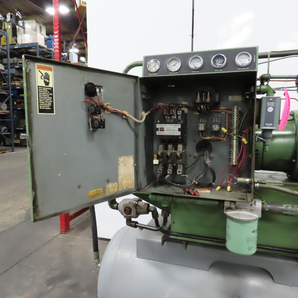 Sullair 10-25 AC/AC 120 Gal Rotary Screw Air Compressor 3PH 25HP 115PSI 230/460V