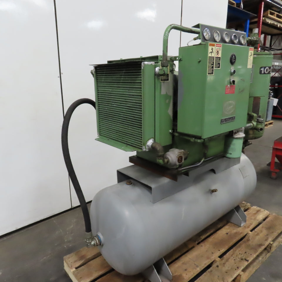 Sullair 10-25 AC/AC 120 Gal Rotary Screw Air Compressor 3PH 25HP 115PSI 230/460V