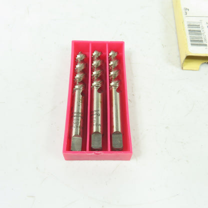 Durakut M8 X 1.25 HS D5 Spiral Helix Angle Hand Tap 3-Flute Lot Of 3