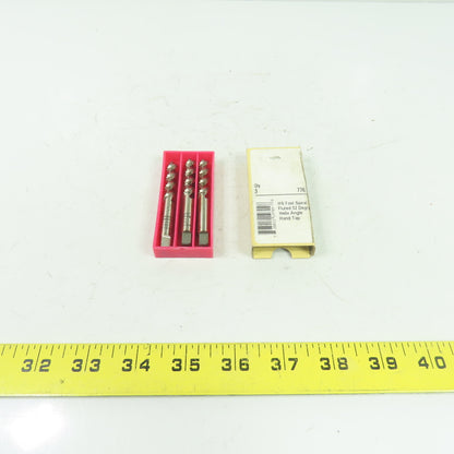 Durakut M8 X 1.25 HS D5 Spiral Helix Angle Hand Tap 3-Flute Lot Of 3