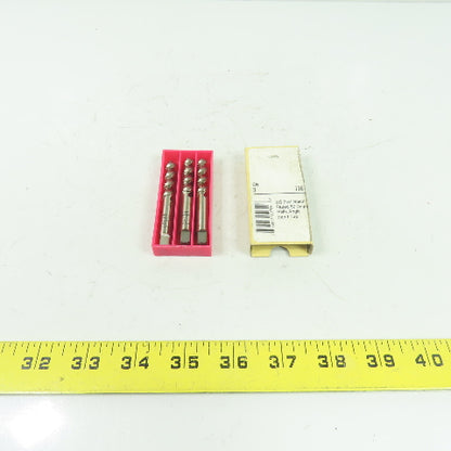 Durakut M8 X 1.25 HS D5 Spiral Helix Angle Hand Tap 3-Flute Lot Of 3