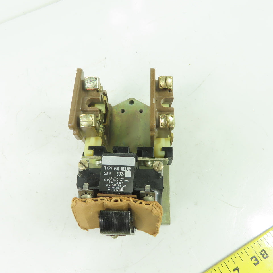 Joslyn Clark 5U2- Type PM Control Relay Bulletin 7305 600VAC 10A