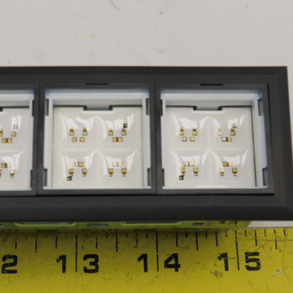 IDEC SLC30N-0106-DD2FB 6 Square LED Light Bar Display 24V AC/DC