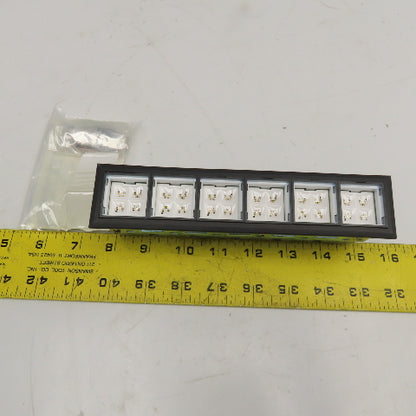 IDEC SLC30N-0106-DD2FB 6 Square LED Light Bar Display 24V AC/DC