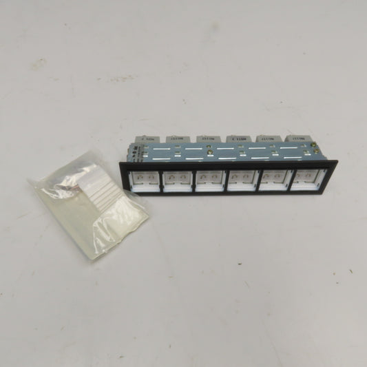 IDEC SLC30N-0106-DD2FB 6 Square LED Light Bar Display 24V AC/DC