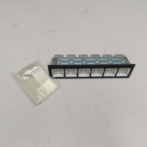 IDEC SLC30N-0106-DD2FB 6 Square LED Light Bar Display 24V AC/DC