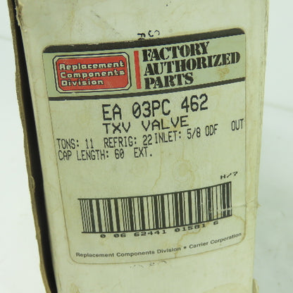Sporlan EA03PC462 TXV Thermostatic Expansion Valve