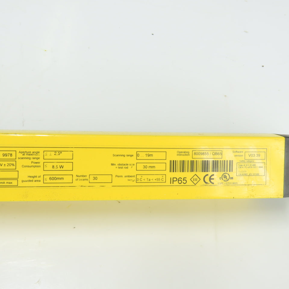 Sick C40E-0603CC010 Light Curtain Receiver 24VDC 500mA 0-19mm Range