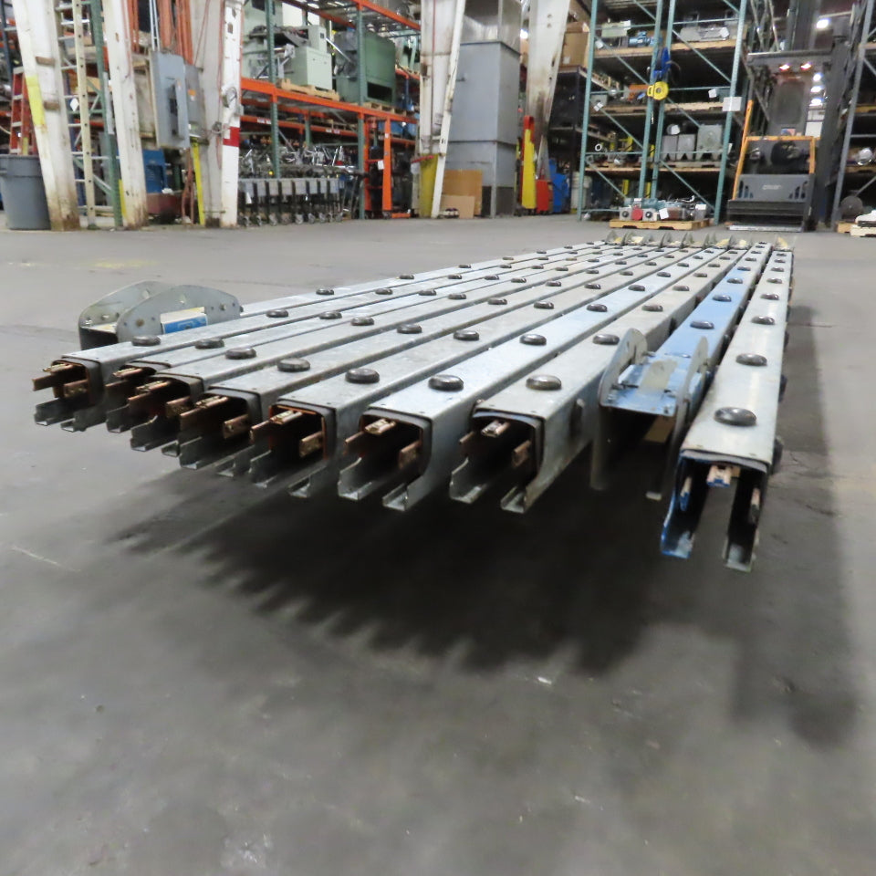 Gould TR310 Trol-E-Duct 100' Copper Busway 100A 3-Phase 3W 600VAC (10 Sections)