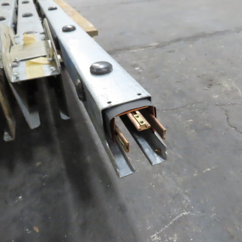 Gould TR310 Trol-E-Duct 100' Copper Busway 100A 3-Phase 3W 600VAC (10 Sections)