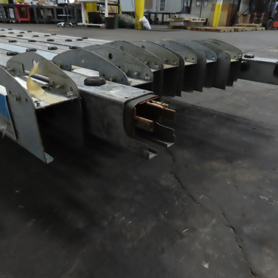 Gould TR310 Trol-E-Duct 100' Copper Busway 100A 3-Phase 3W 600VAC (10 Sections)