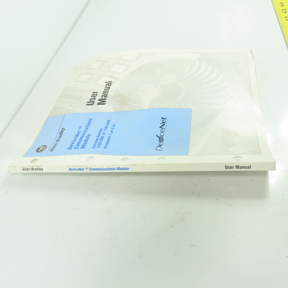 Allen Bradley 1203-GK5 Or 1336-GM5 Devicenet Communications Module User Manual