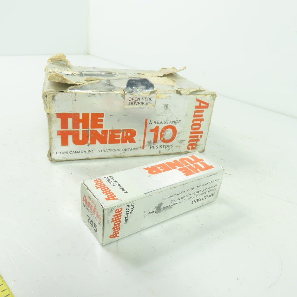 Autolite The Tuner 745 Resistor Plug Lot Of 10