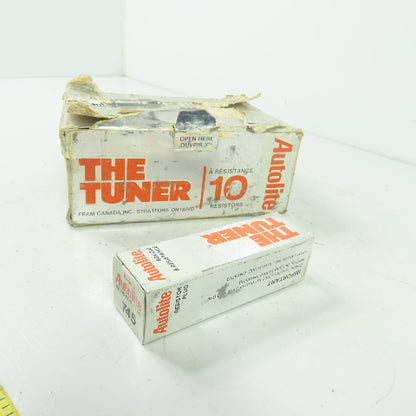 Autolite The Tuner 745 Resistor Plug Lot Of 10