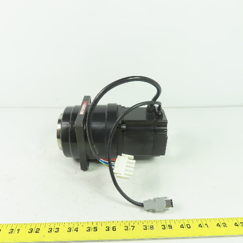 Yaskawa SGMPH-04AAAGB01 AC Servo Gear Motor 200V 400W 2.6A W/ CP-25A-11-F002B-SP